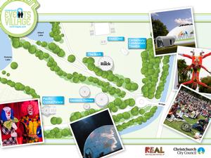 Christchurch events centre illustration